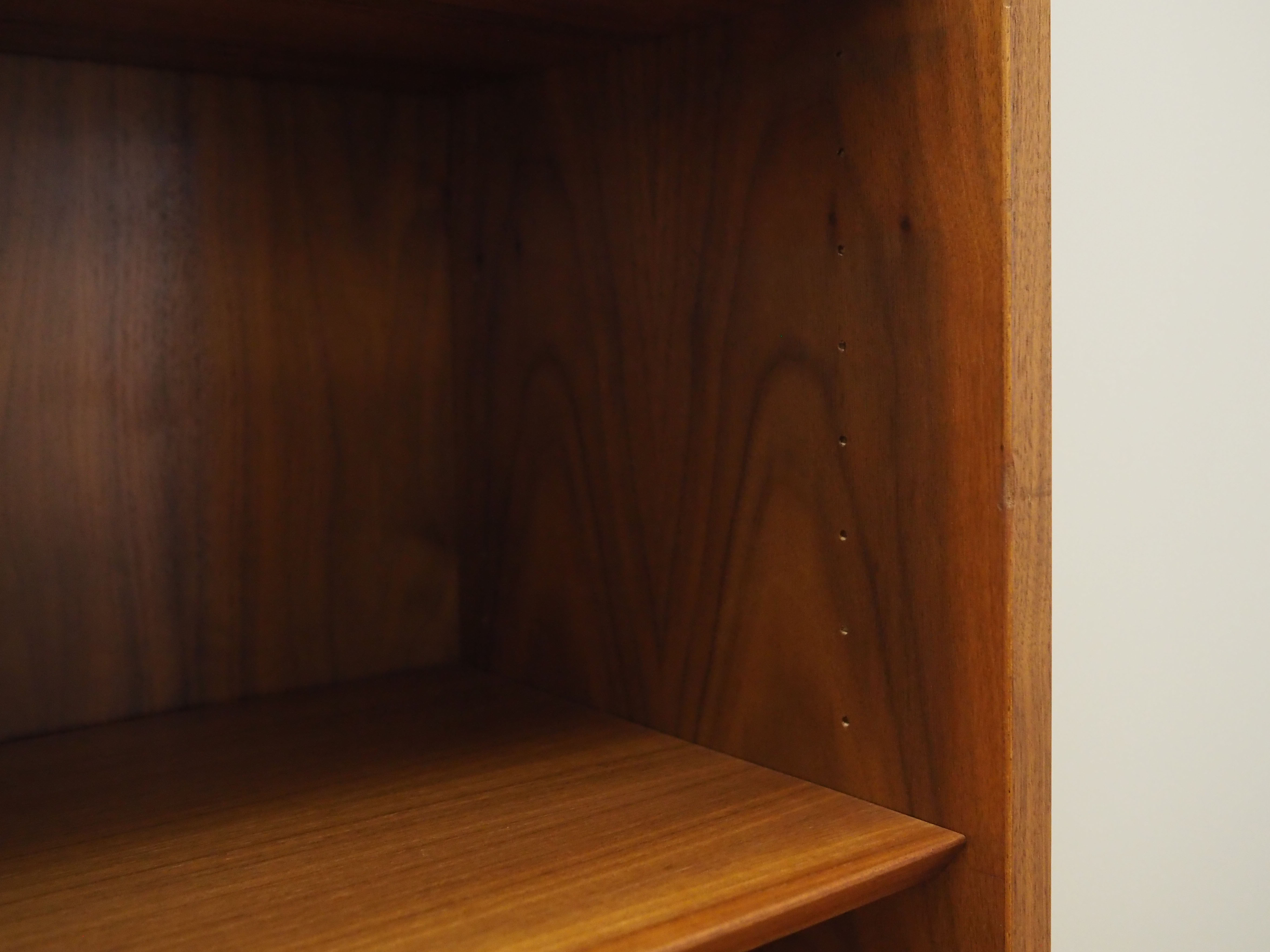 Walnut bookcase, Danish design, 1970s, production Hundevad