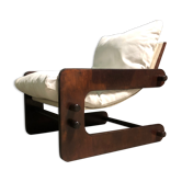 1980's Brazilian sling lounge chair.