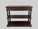Console oak white marble