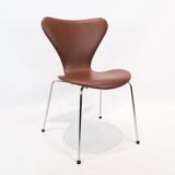 Ensemble de 4 chaises, modèle 3107, conçu par Arne Jacobsen et fabriqué par Fritz Hansen
