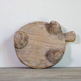 Carved wooden chapatis board