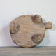 Planche à chapatis en bois sculpté