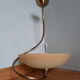 Ceiling lamp of brand c.v.l. model cogolin glass and brass