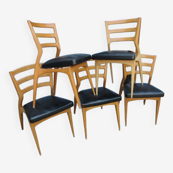 Chaises de style scandinave vintage