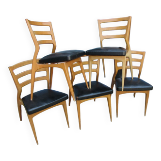 Chaises de style scandinave vintage