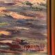 Oil on cardboard View of a Chapel ST Tropez? signed A. Adam 1960