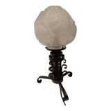 Lampe fer forgé Art Déco