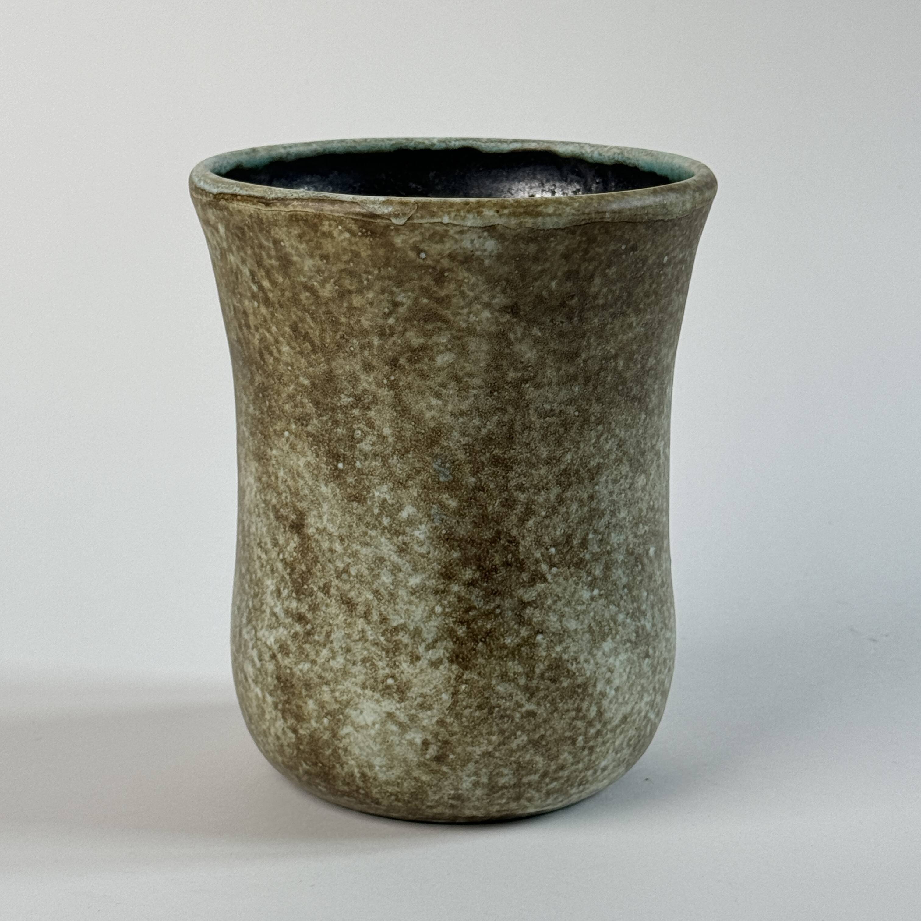 Ceramic vase by the 2 potiers, France, circa 1950