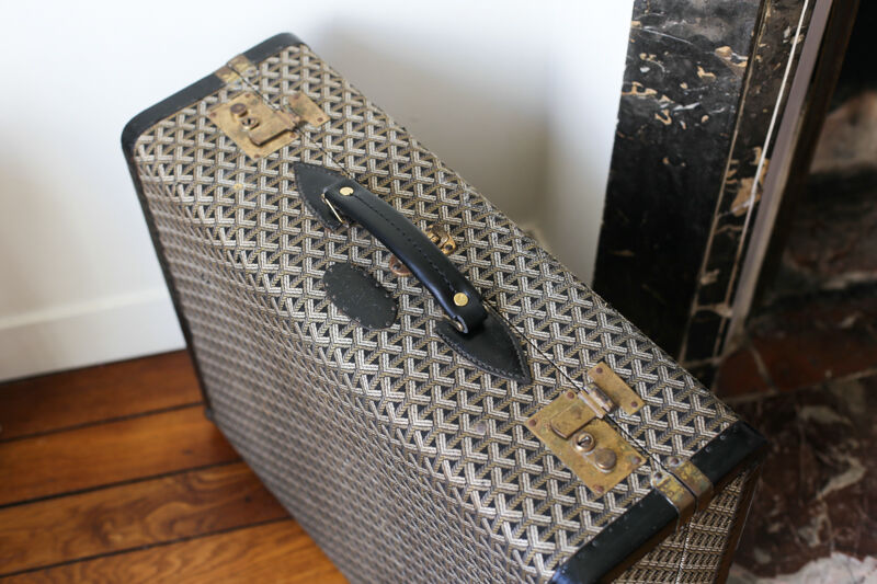 Goyard suitcase from the 1940s
