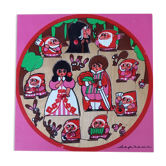 Puzzle vintage bois 1970