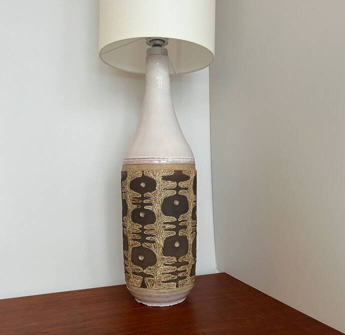 Antique ceramic lamp