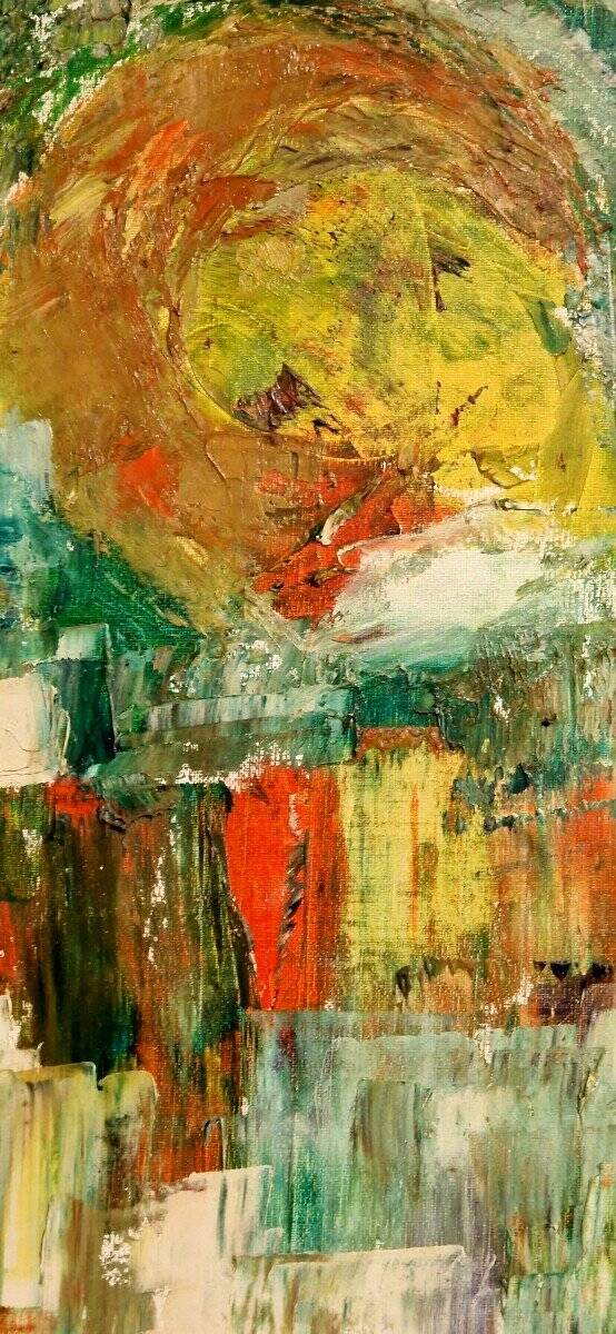 Vintage abstract painting