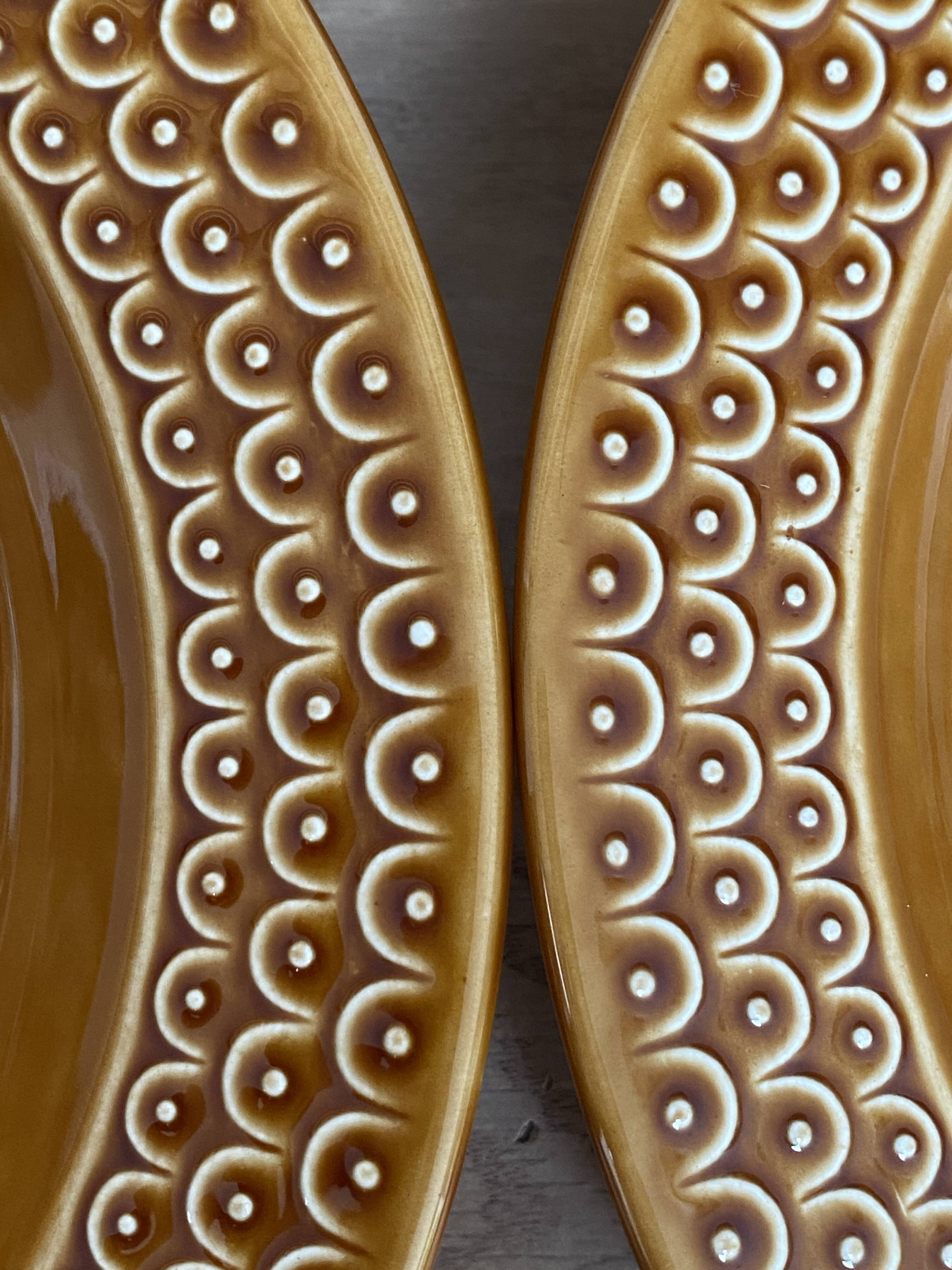 Set of 12 Pagnossin earthenware plates