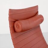 PK20 leather armchairs by Poul Kjaerhom for Fritz Hansen, Denmark 1968.