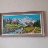 Painting signed claude sargue