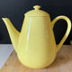 Yellow coffee jug