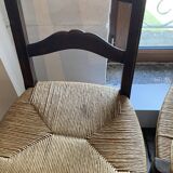 Ancienne chaise paille