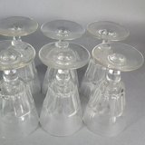 6 Baccarat crystal wine glasses in perfect condition S820