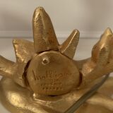 Mathias gilded bronze lamp