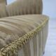 1960s, Danish armchair, light green furniture velour, beech wood.