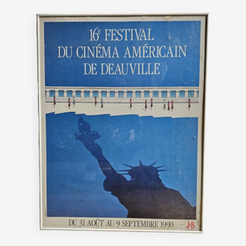 Affiche du festival du cinéma américain de Deauville 1990