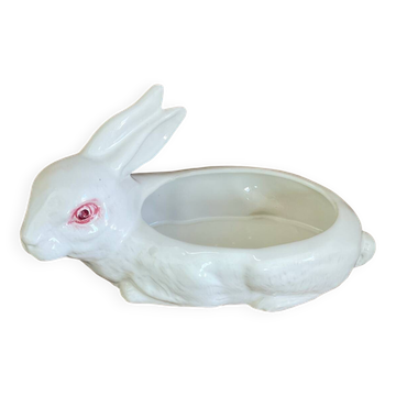 Terrine lapin blanc vintage