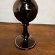 Vase soliflore en opaline noire