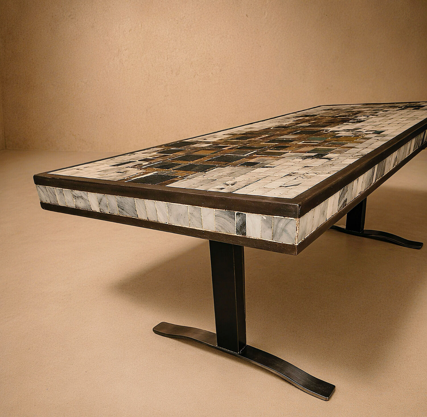 Coffee table marbre mid-century