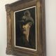 Portrait à l’huile d’homme âgé