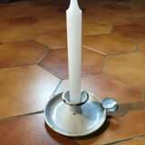 Old enamelled candleholder