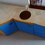 Corner kitchen in wood / dinette brand WESCO, vintage 90s