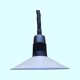 70s Retro Danish Design Creme-White Colored Pendant Light With Adjustable Rolly System | Industrial