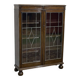 Vitrine anglaise en chêne début XXème