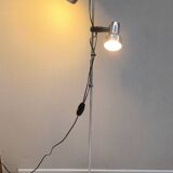 Chromed metal floor lamp by Ts Belysning 1970