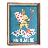 Nain jaune ancien en bois
