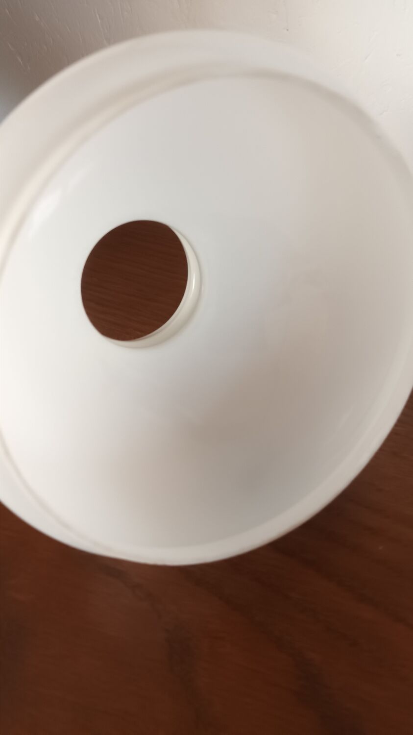 Opaline dome for chandelier