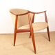 2 Scandinavian armchairs in teak and fabric, new Tyrol model, Gerhard Berg.