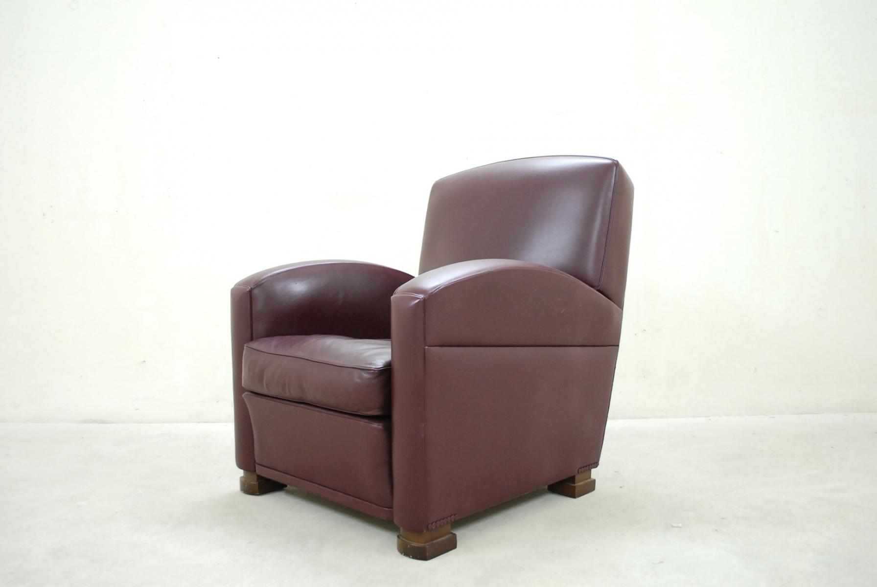 Tabarin Chair leather from Poltrona Frau, Italy, 1989