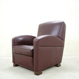 Tabarin Chair leather from Poltrona Frau, Italy, 1989