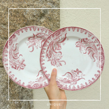 Plates Terre de Fer Sainte Amandinois Iris