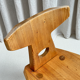 Set of 4 solid pine chairs. Designed by Jacob Kielland-Brandt for I. Christiansen, Denmark, 1960s.