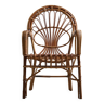 Italian Cane Armchair, Garden Chair