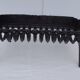 Fireplace cast iron chimney grid for logs L 40,5 cm