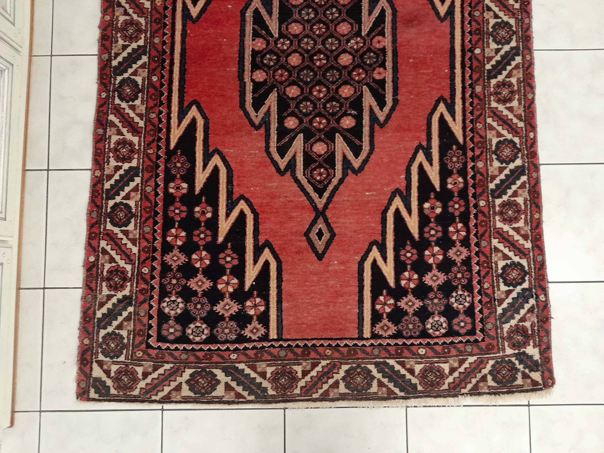 Handmade Persian Maslaghan rug 190x125cm