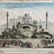 French engraving XVIII coloured – Paris 1782