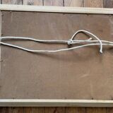 Antique painting of a forest landscape signed S.Gautier