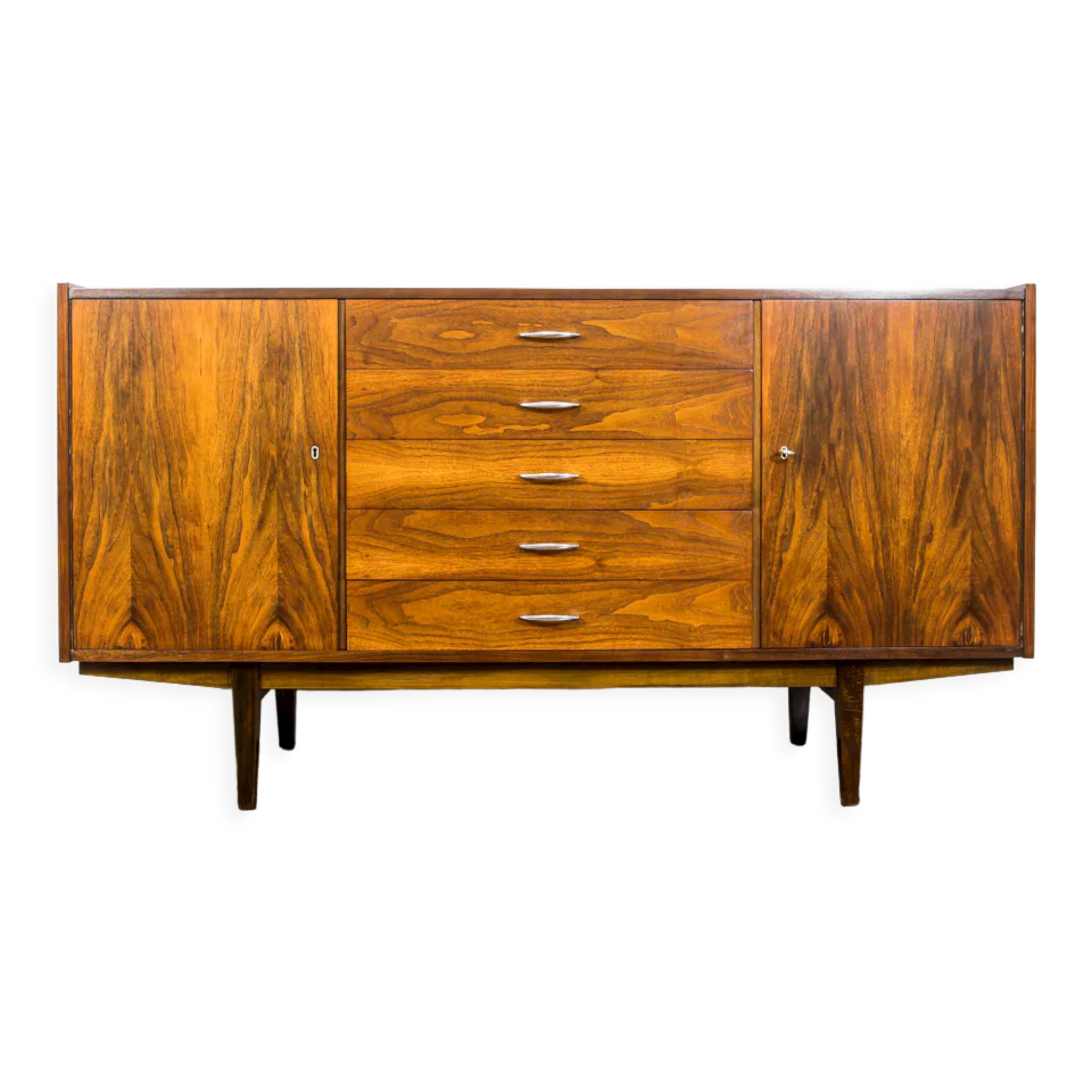 Mid century walnut sideboard, 1960s