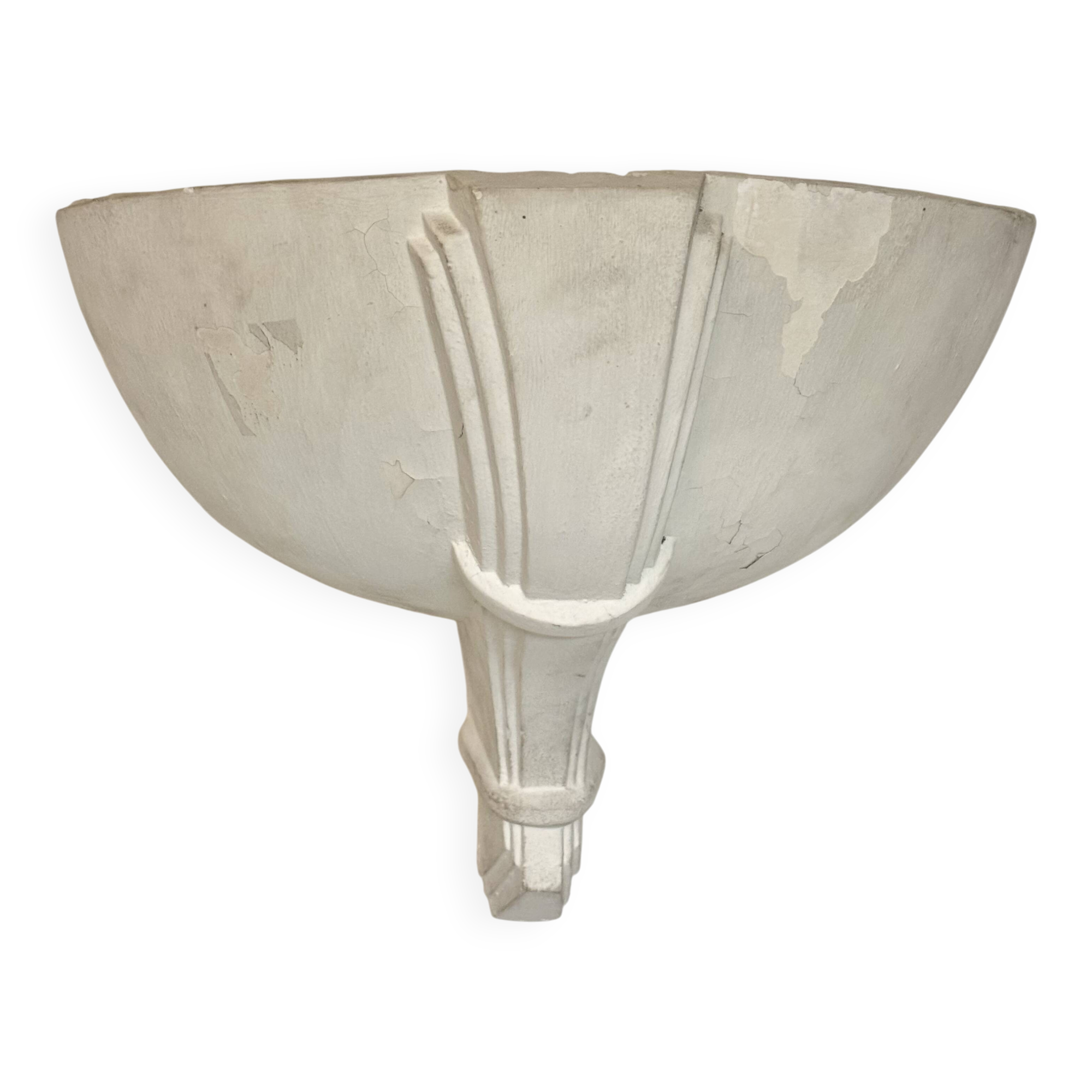 1940 plaster corner sconces