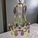 Small crystal boudoir chandelier - 1 light Bobeche signed Baccarat Epoque