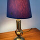 Ancienne lampe de bateau en bronze